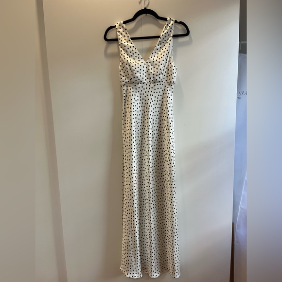 POLKA DOT SLIP DRESS - Picture 6 of 7